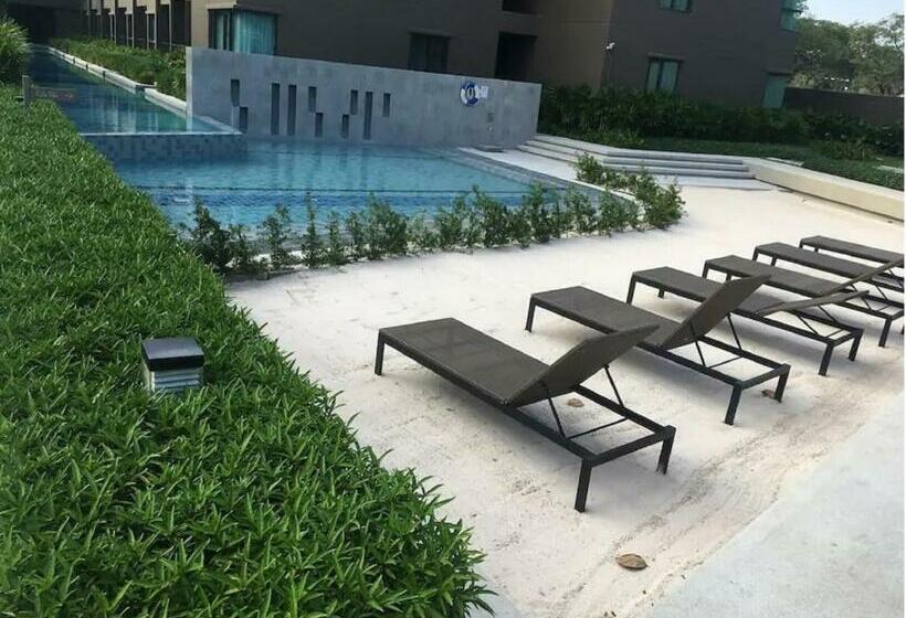 شقة غرفة نوم واحدة مزودة بشُرفة, Rain Cha Am Hua Hin