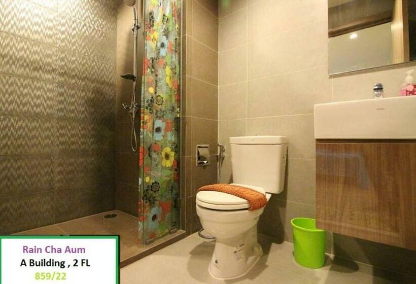 شقة غرفة نوم واحدة مزودة بشُرفة, Rain Cha Am Hua Hin