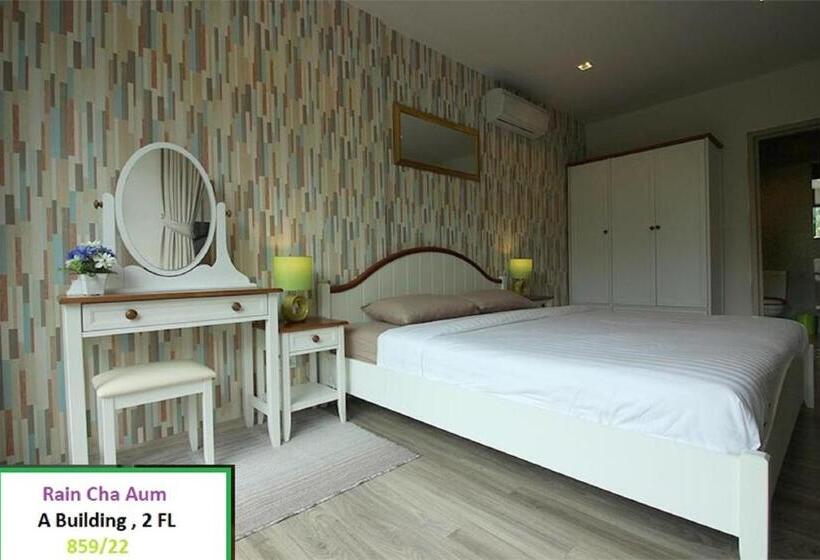 شقة غرفة نوم واحدة مزودة بشُرفة, Rain Cha Am Hua Hin