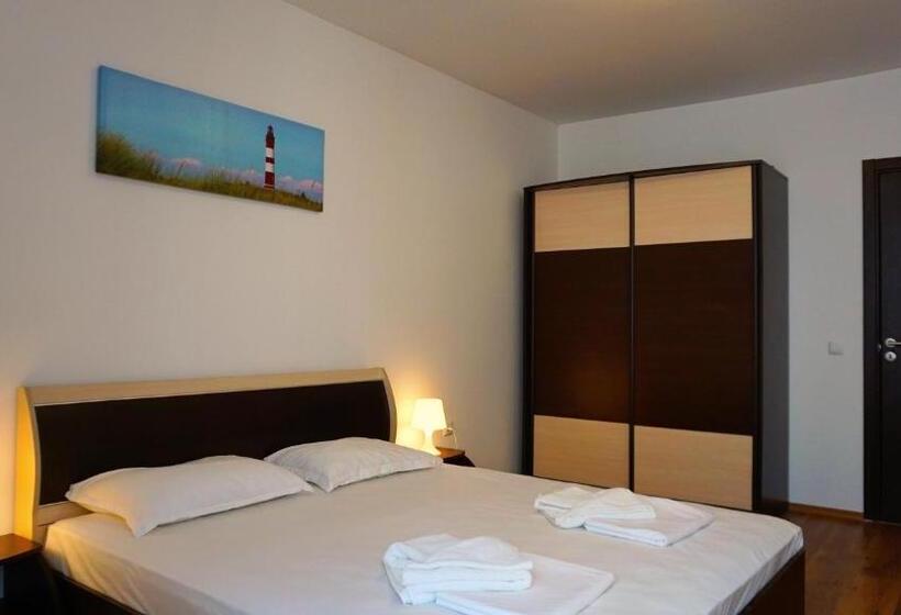 1 Schlafzimmer Apartment mit Terrasse, бяла виста клиф   Byala Vista Cliff