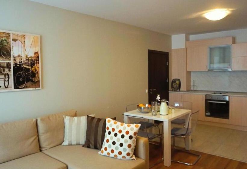 1 Schlafzimmer Apartment mit Terrasse, бяла виста клиф   Byala Vista Cliff