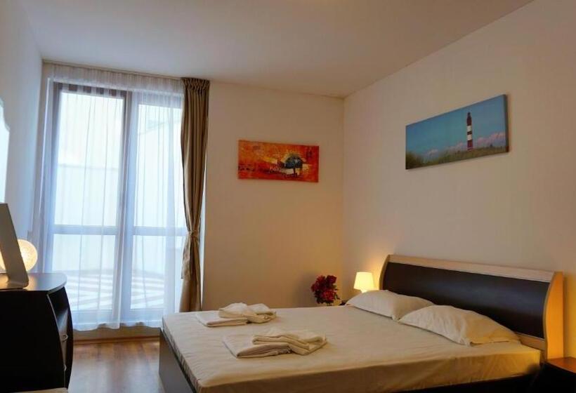 1 Schlafzimmer Apartment mit Terrasse, бяла виста клиф   Byala Vista Cliff