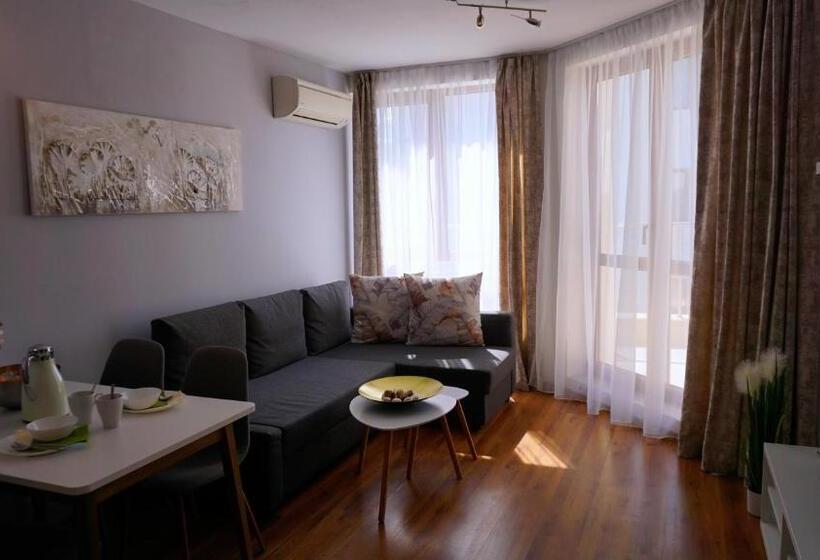 1침실 펜트하우스 아파트, бяла виста клиф   Byala Vista Cliff