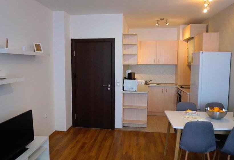 1 Schlafzimmer Apartment mit Terrasse, бяла виста клиф   Byala Vista Cliff