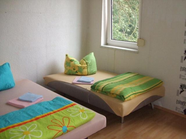 Quarto Triplo Standard Casa de Banho Partilhada, Hostel Schützenbrücke