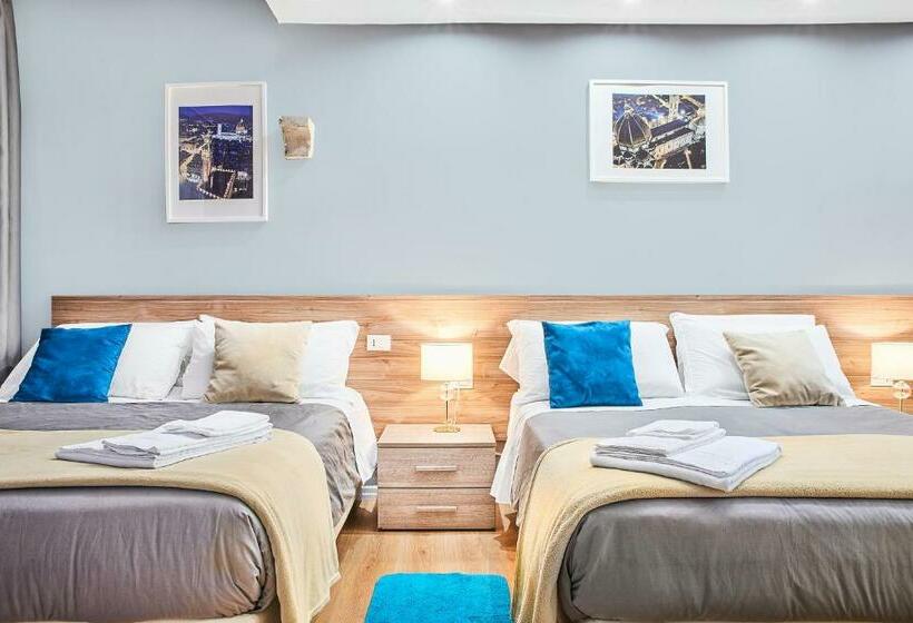 اتاق کلاسیک چهارنفره, Firenze Rooms Cathedral B&b