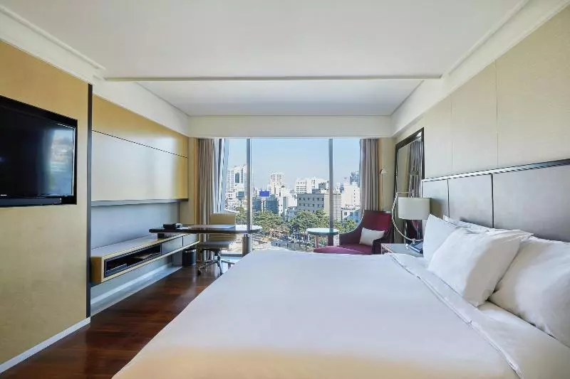 キングサイズベッドのデラックスルーム, Jw Marriott Dongdaemun Square Seoul