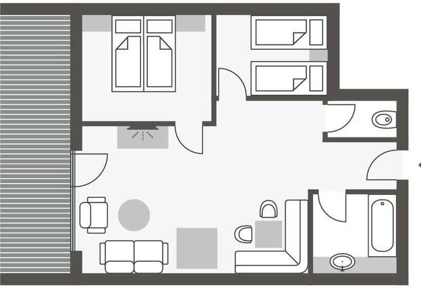 סוויטת סופריור, Landhaus Sammer