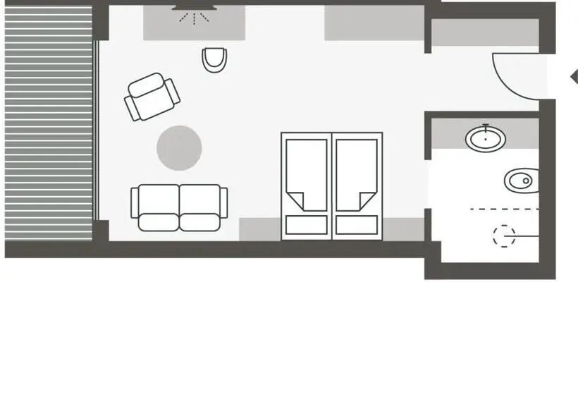 バルコニー付きスタンダードルーム, Landhaus Sammer