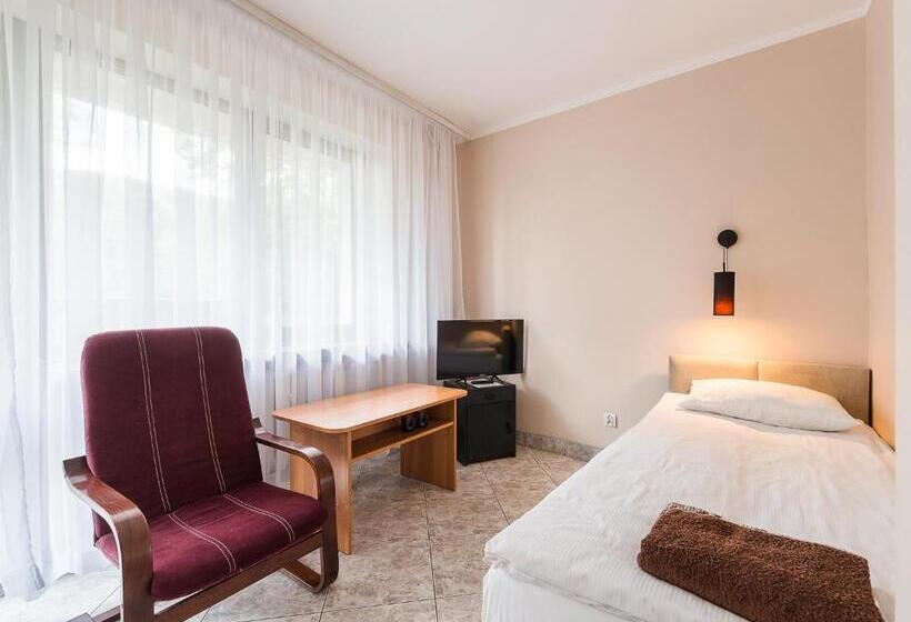 غرفة قياسية فردية مزودة بشُرفة, Bystre Centrum Wypoczynku