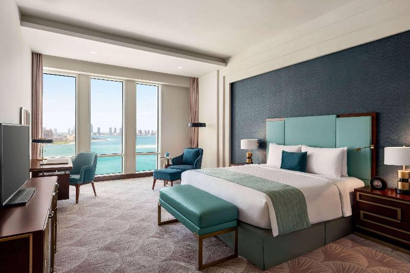 اتاق لوکس با چشم‌انداز دریا, Wyndham Grand Doha West Bay Beach