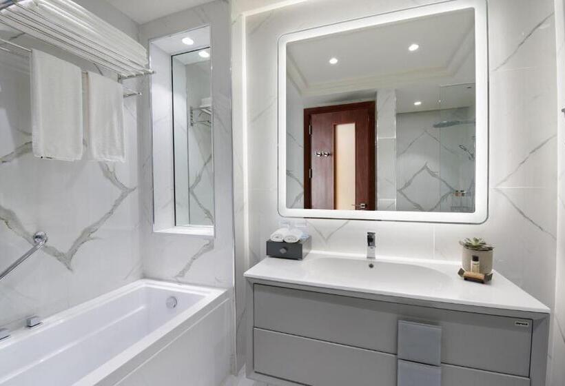 آپارتمان 1 خوابه با چشم‌انداز دریا, Wyndham Grand Doha West Bay Beach