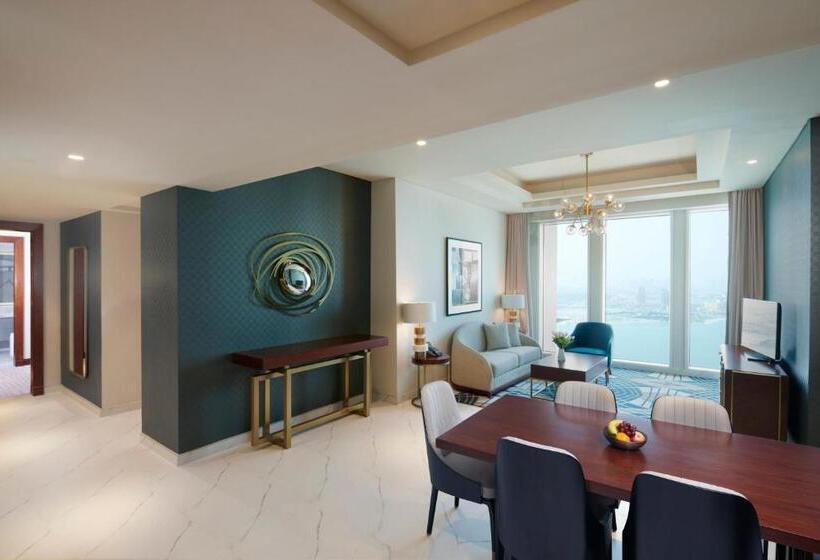 آپارتمان 3 خوابه با چشم‌انداز دریا, Wyndham Grand Doha West Bay Beach