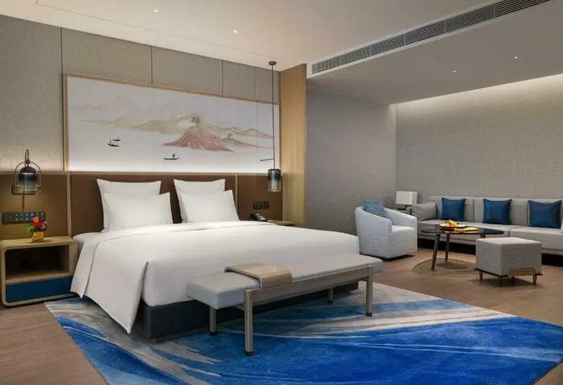 キングサイズベッドのエクゼクティブルーム, Pullman Huai An 淮安铂尔曼酒店