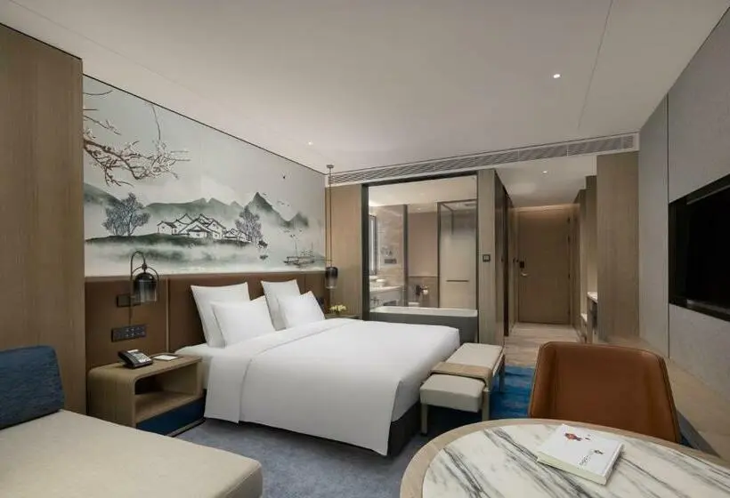 キングサイズベッドのエクゼクティブルーム, Pullman Huai An 淮安铂尔曼酒店