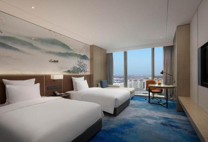 Семейный номер Делюкс с кроватью размера king size, Pullman Huai An 淮安铂尔曼酒店
