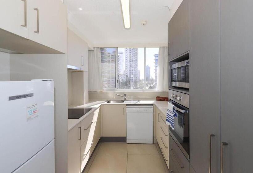 침실 1개 디럭스 아파트, Beachside Tower Apartments