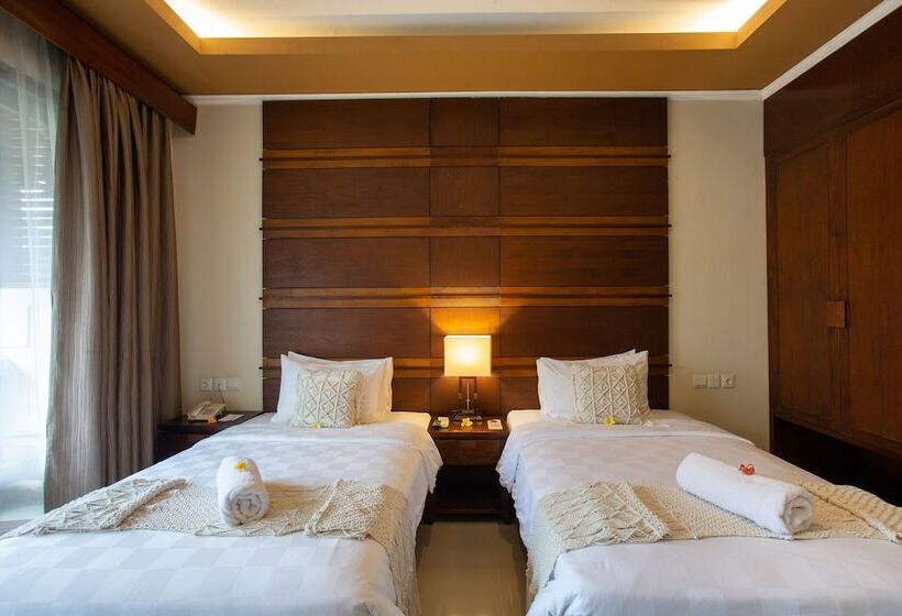 غرفة ديلوكس مطلة على حمام السباحة, Awatara Boutique Resort Ubud