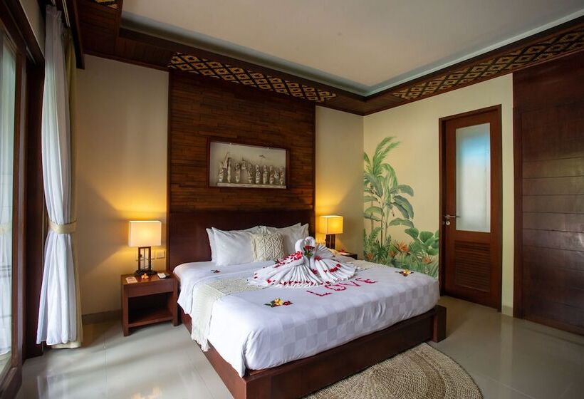 غرفة ديلوكس مطلة على حمام السباحة, Awatara Boutique Resort Ubud