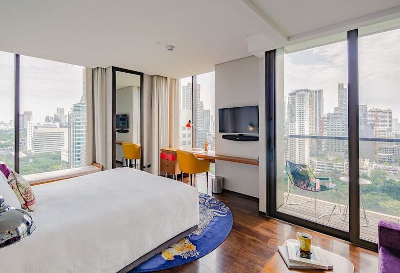 Pokój Premium Widok Ogród, Indigo Bangkok Wireless Road, An Ihg