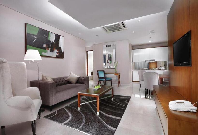 침실 2개 스위트, The Grove Suites By Grand Aston