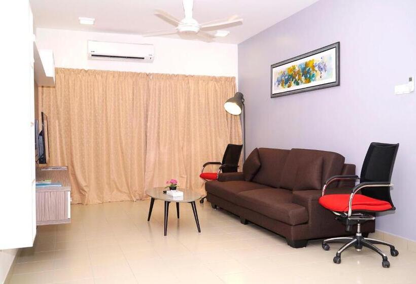 バルコニー付き1ベッドルームアパートメント, Alami Garden