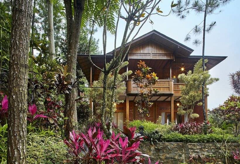 וילה דלוקס 3 חדרים, Jambuluwuk Convention Hall & Resort Puncak