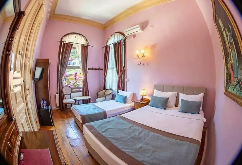 庭の見えるスタンダードトリプルルーム, Büyükada Anastasia Meziki History Mansion