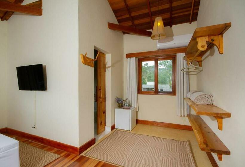 キングサイズベッドのスイートルーム, Go Organic Club   Santo Antônio Do Pinhal Sp, Brasil