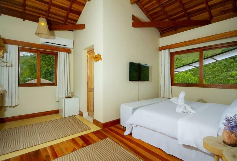 キングサイズベッドのスイートルーム, Go Organic Club   Santo Antônio Do Pinhal Sp, Brasil