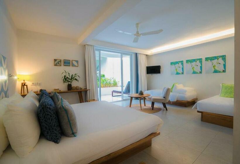 家庭房带园景, Naiya Sea Resort