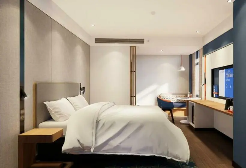 キングサイズベッドのスタンダードルーム, Holiday Inn Express Lanzhou Jianlan By Ihg