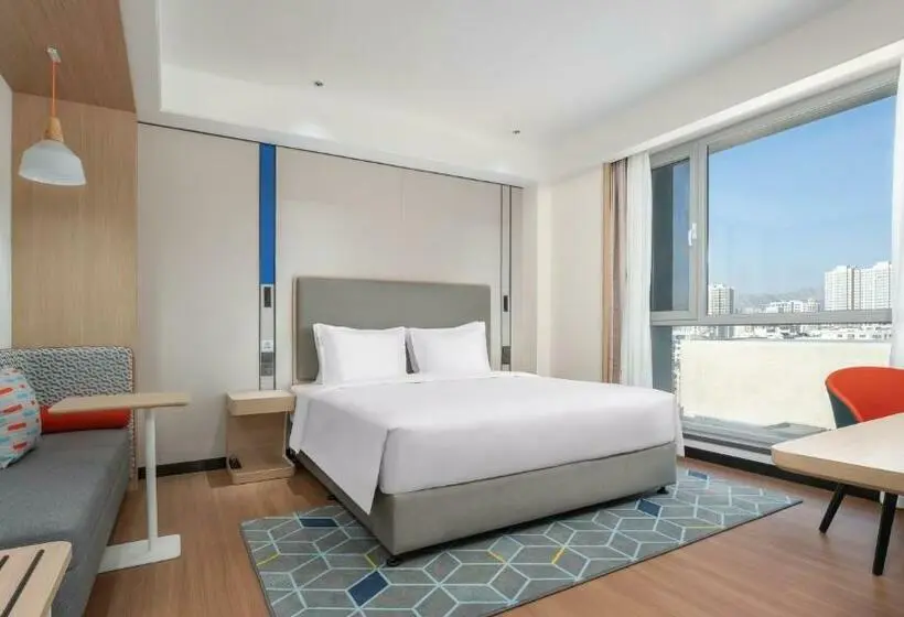 キングサイズベッドのスタンダードルーム, Holiday Inn Express Lanzhou Jianlan By Ihg