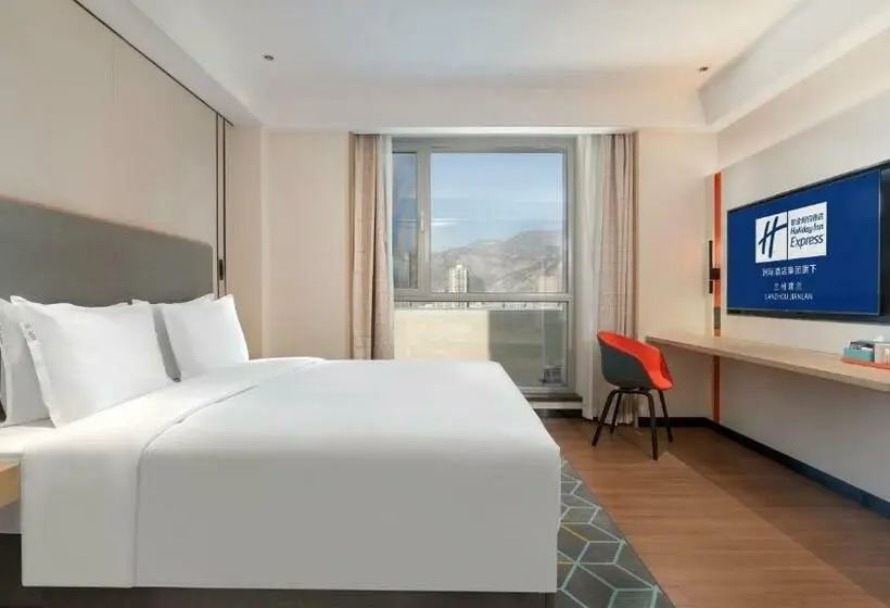 キングサイズベッドのスタンダードルーム, Holiday Inn Express Lanzhou Jianlan By Ihg