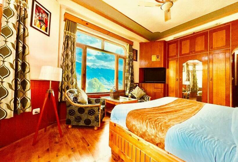חדר סטנדרט עם מיטת קינג, Ram Cottage, Manali