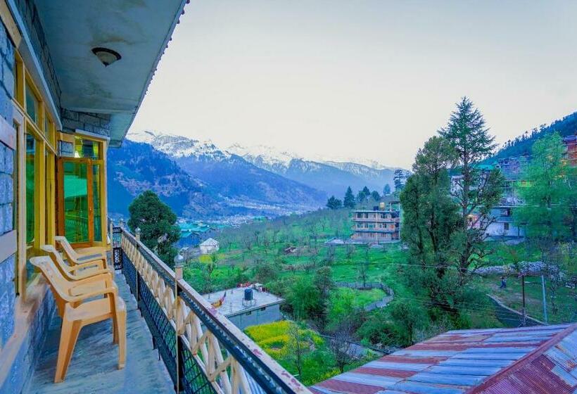 חדר סטנדרט עם מיטת קינג, Ram Cottage, Manali