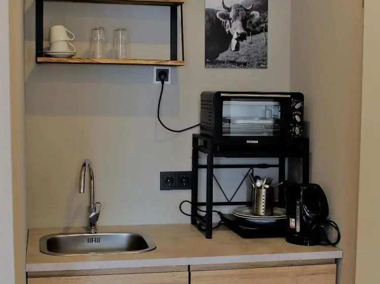 １階の１ベッドルームアパートメント, Novitel Apartements Heimstetten