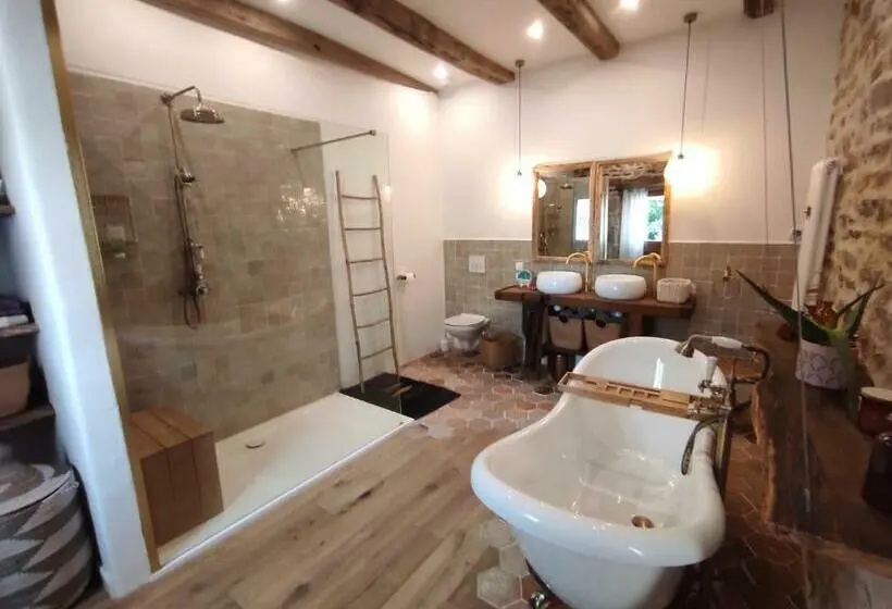 ファミリールーム, La Ville Es Riez Chambre D Hôtes