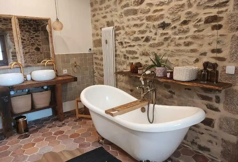 ファミリールーム, La Ville Es Riez Chambre D Hôtes