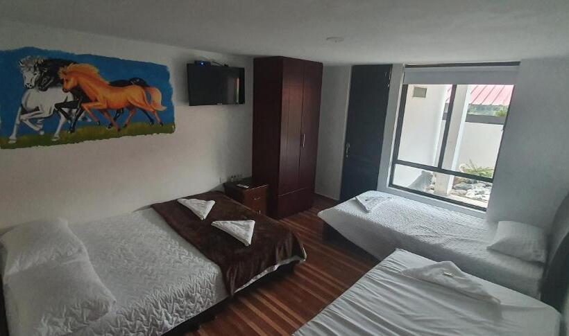 غرفة قياسية ثلاثية, & Restaurante Campestre La Siria