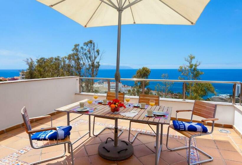 海の見える1ベッドルームアパートメント, Apartamentos Terrazas Los Gigantes By Suncanarias