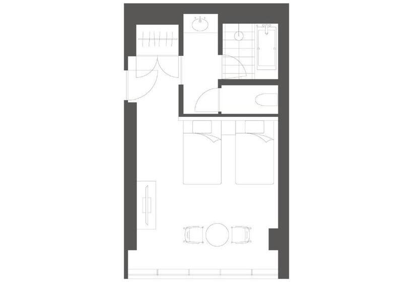 اتاق استاندارد با اتاق نشیمن, Marufukuro