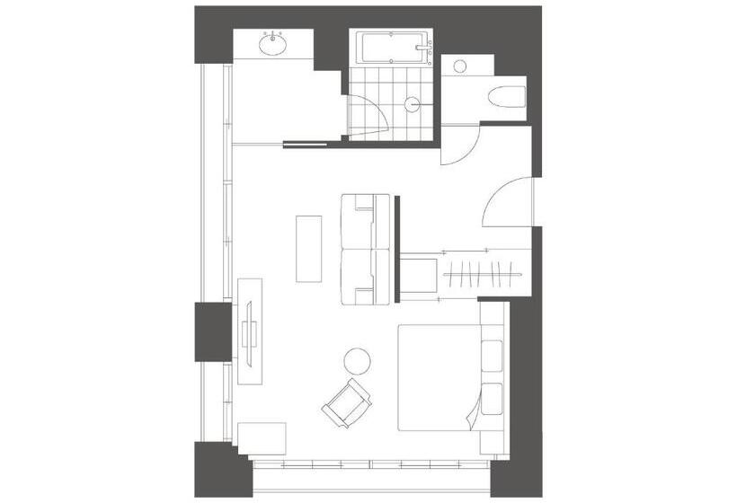 اتاق لوکس با تخت بزرگ, Marufukuro