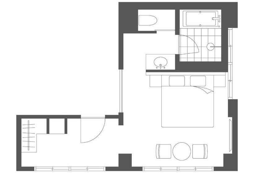اتاق استاندارد با تخت بزرگ, Marufukuro