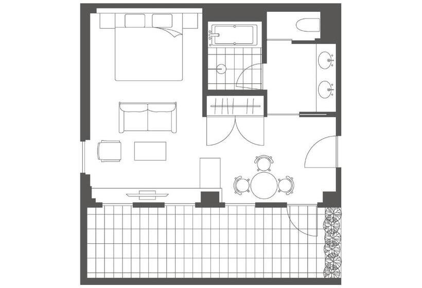 اتاق استاندارد با تخت بزرگ, Marufukuro