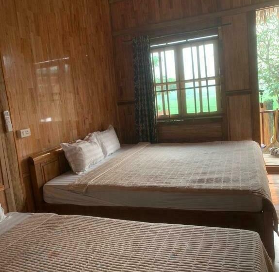 ویلای استاندارد با چشم‌انداز باغ, Green Homestay Mai Chau