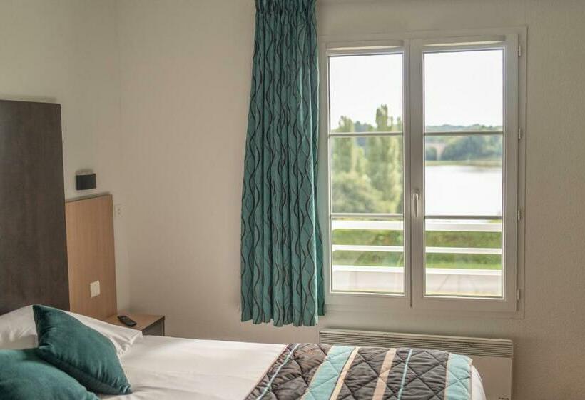 스탠다드 룸 호수 전망, Brit Hôtel Confort   La Tour Blanche