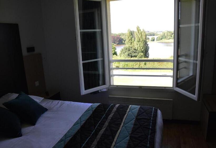 اتاق استاندارد با چشم‌انداز دریاچه, Brit Hôtel Confort   La Tour Blanche