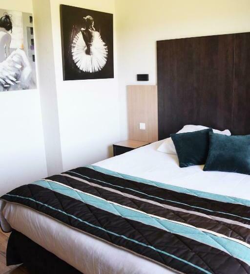 스탠다드 룸 호수 전망, Brit Hôtel Confort   La Tour Blanche