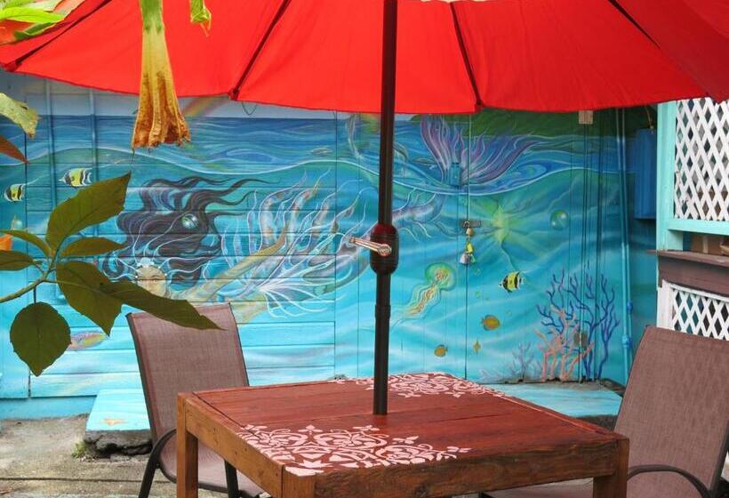 带共用浴室的标准房间, Pahoa Village Hostel